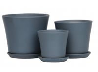 Nova Cone Pot Grey